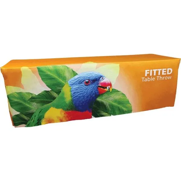 Fitted Table Cover Snugly Fits 6ft Table Printed Full Color Dye Sub